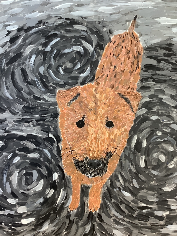 Malen im Stile van Goghs, Klasse 8